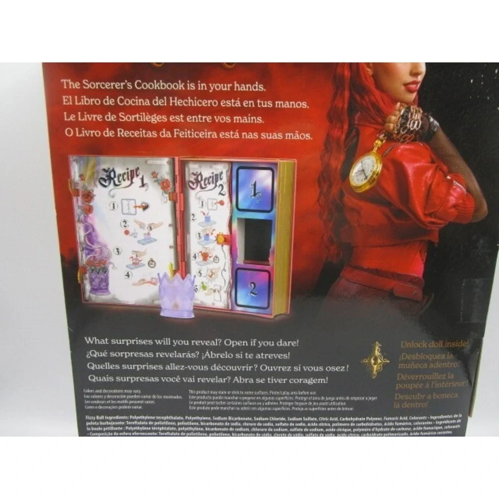 Disney Descendants The Rise Of Red The Sorcerer's Cookbook With Fashion Doll